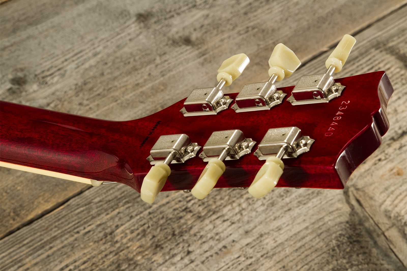 Tokai Love Rock Ls101 Jap 2h Ht Rw #2348440 - Candy Apple Red - Single-Cut-E-Gitarre - Variation 8