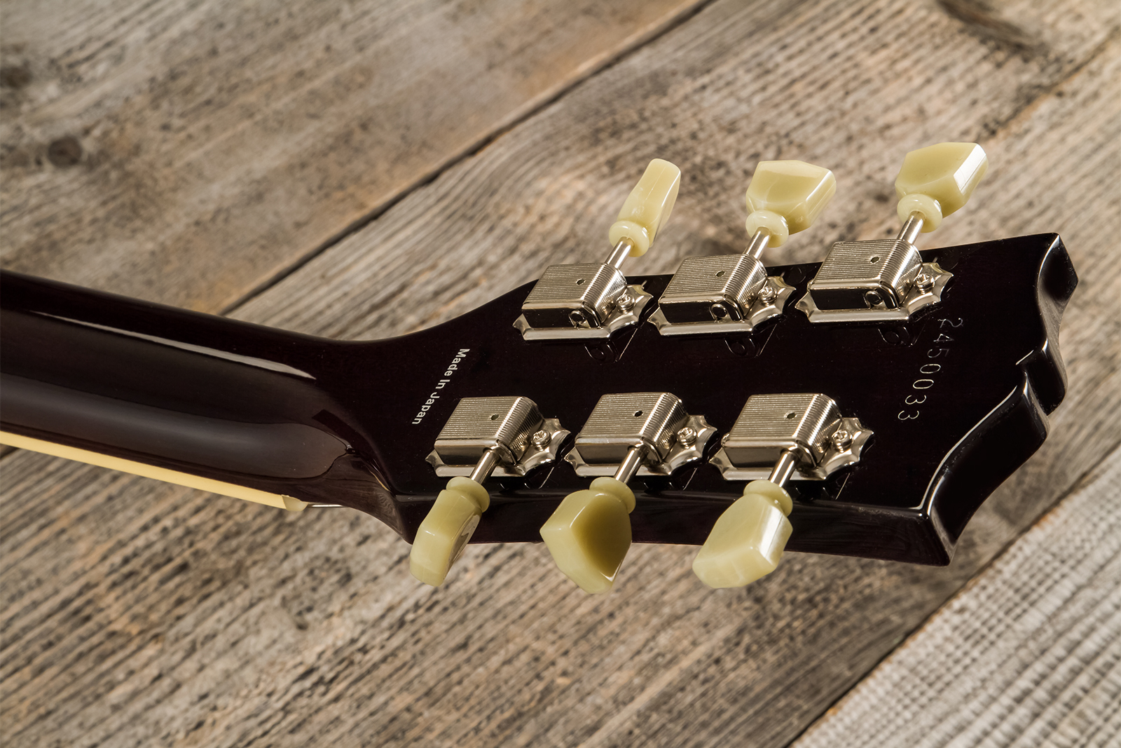 Tokai Love Rock Ls101q Jap 2h Ht Rw #2450033 - See Through Black - Single-Cut-E-Gitarre - Variation 9