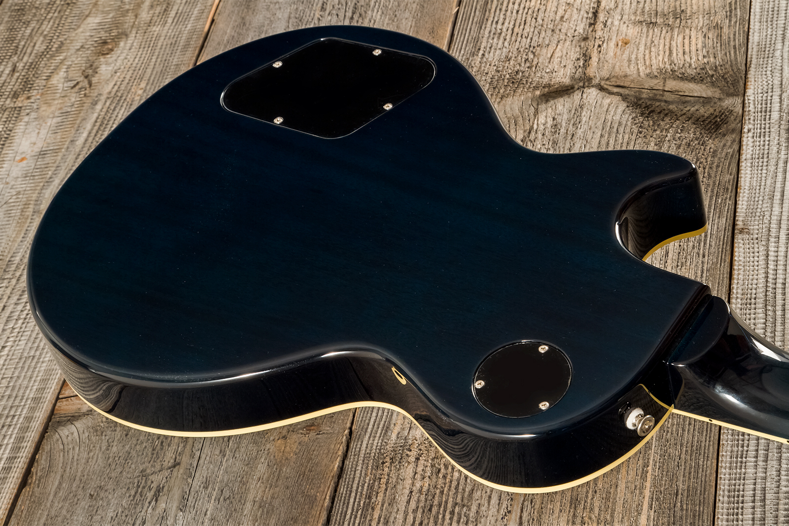 Tokai Love Rock Ls101q Jap 2h Ht Rw - Indigo Blue - Single-Cut-E-Gitarre - Variation 6
