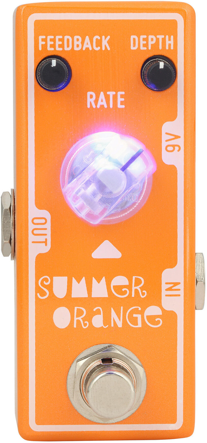 Tone City Audio Summer Orange Phaser T-m Mini - Modulation/Chorus/Flanger/Phaser & Tremolo Effektpedal - Main picture