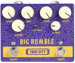 Overdrive/distortion/fuzz effektpedal Tone city audio Big Rumble