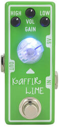 Overdrive/distortion/fuzz effektpedal Tone city audio T-M Mini Kaffir Lime Overdrive