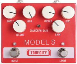 Overdrive/distortion/fuzz effektpedal Tone city audio Model S Distortion