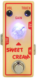 Overdrive/distortion/fuzz effektpedal Tone city audio T-M Mini Sweat Cream Overdrive