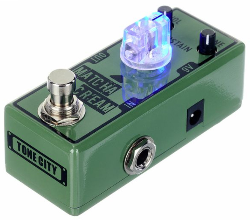 Tone City Audio Matcha Cream Fuzz T-m Mini - Overdrive/Distortion/Fuzz Effektpedal - Variation 1