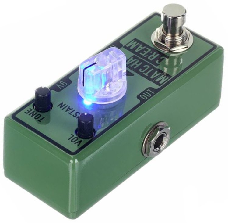 Tone City Audio Matcha Cream Fuzz T-m Mini - Overdrive/Distortion/Fuzz Effektpedal - Variation 2