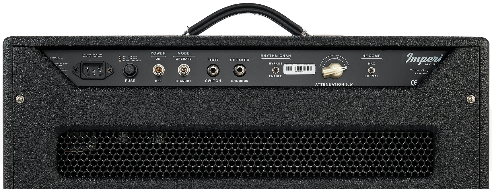 Tone King Imperial Mk Ii Head 20w Black - E-Gitarre Topteil - Variation 4