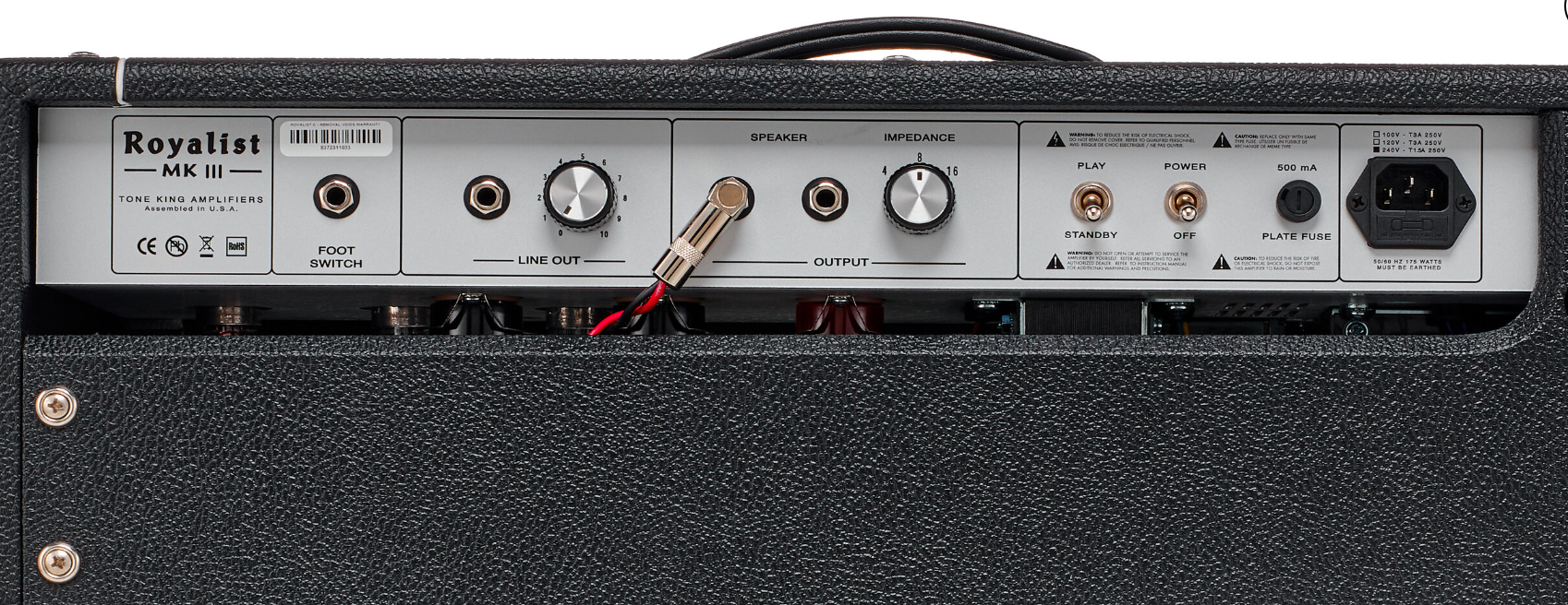 Tone King Royalist Mkiii Combo 40w 1x12 Black - Combo für E-Gitarre - Variation 4