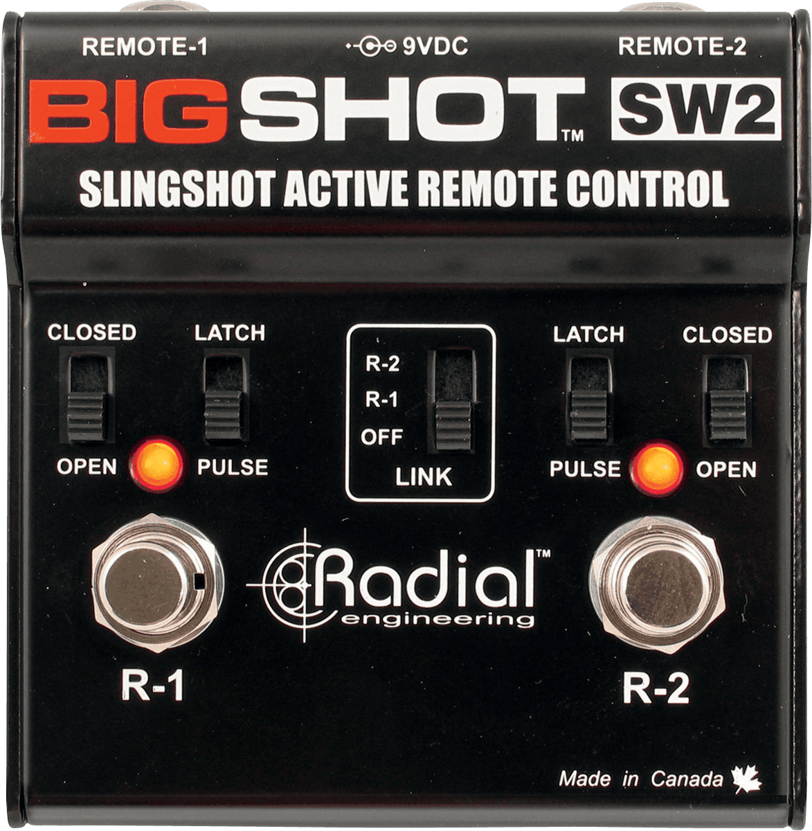 Tonebone Bigshot Sw2 Slingshot Amp Remote Control - Fußschalter für Verstärker - Main picture