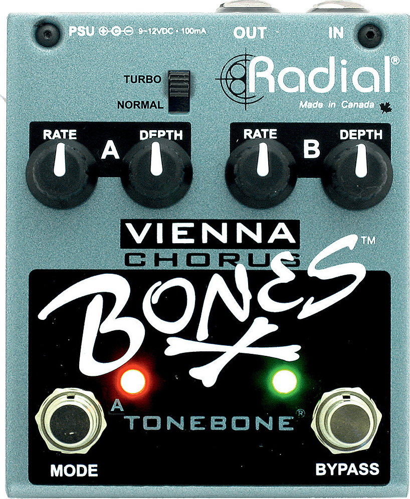Tonebone Bones Vienna Dual Mode Analog Chorus - Modulation/Chorus/Flanger/Phaser & Tremolo Effektpedal - Main picture