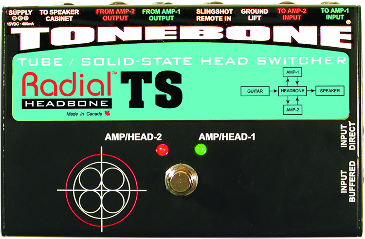 Tonebone Headbone Ts Tube & Solid State Amp Head - Fußschalter & Sonstige - Main picture