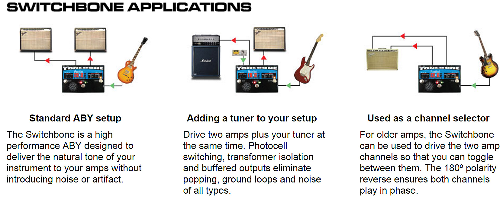 Tonebone Switchbone Aby Amp Selector - Fußschalter & Sonstige - Variation 2