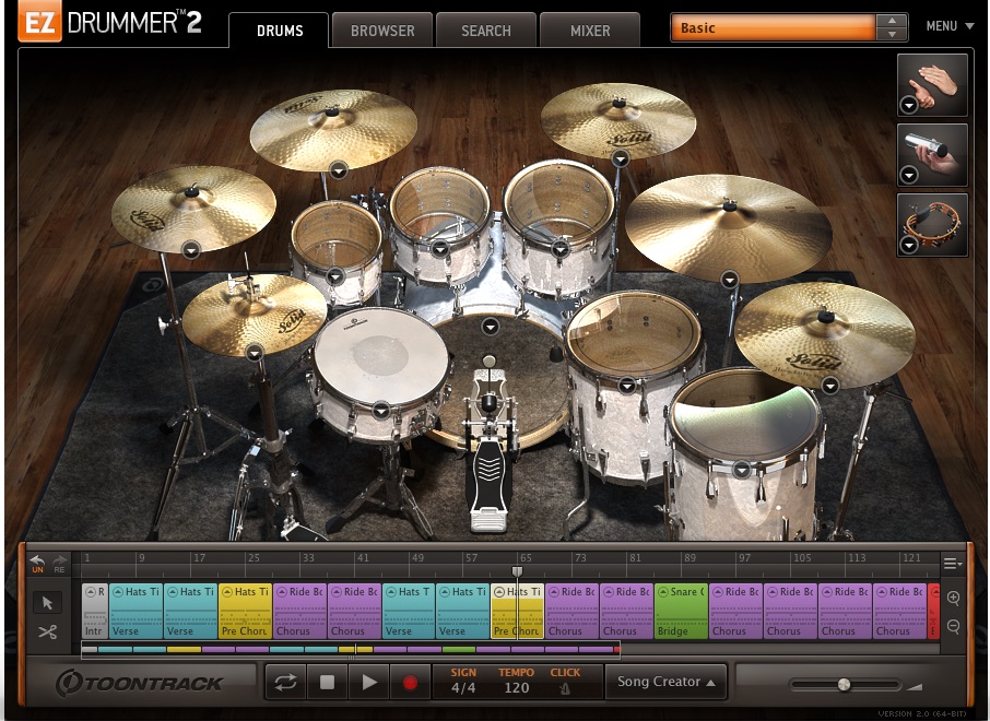Toontrack Ez Drummer 2 - Virtuellen Instrumente Soundbank - Variation 2