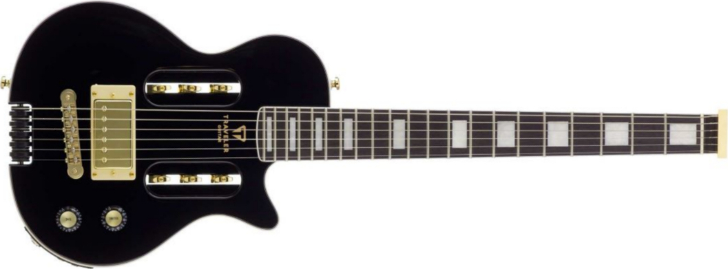 Traveler Guitar Escape Eg-1 Custom - Black - Elektrische Reisegitarre - Main picture