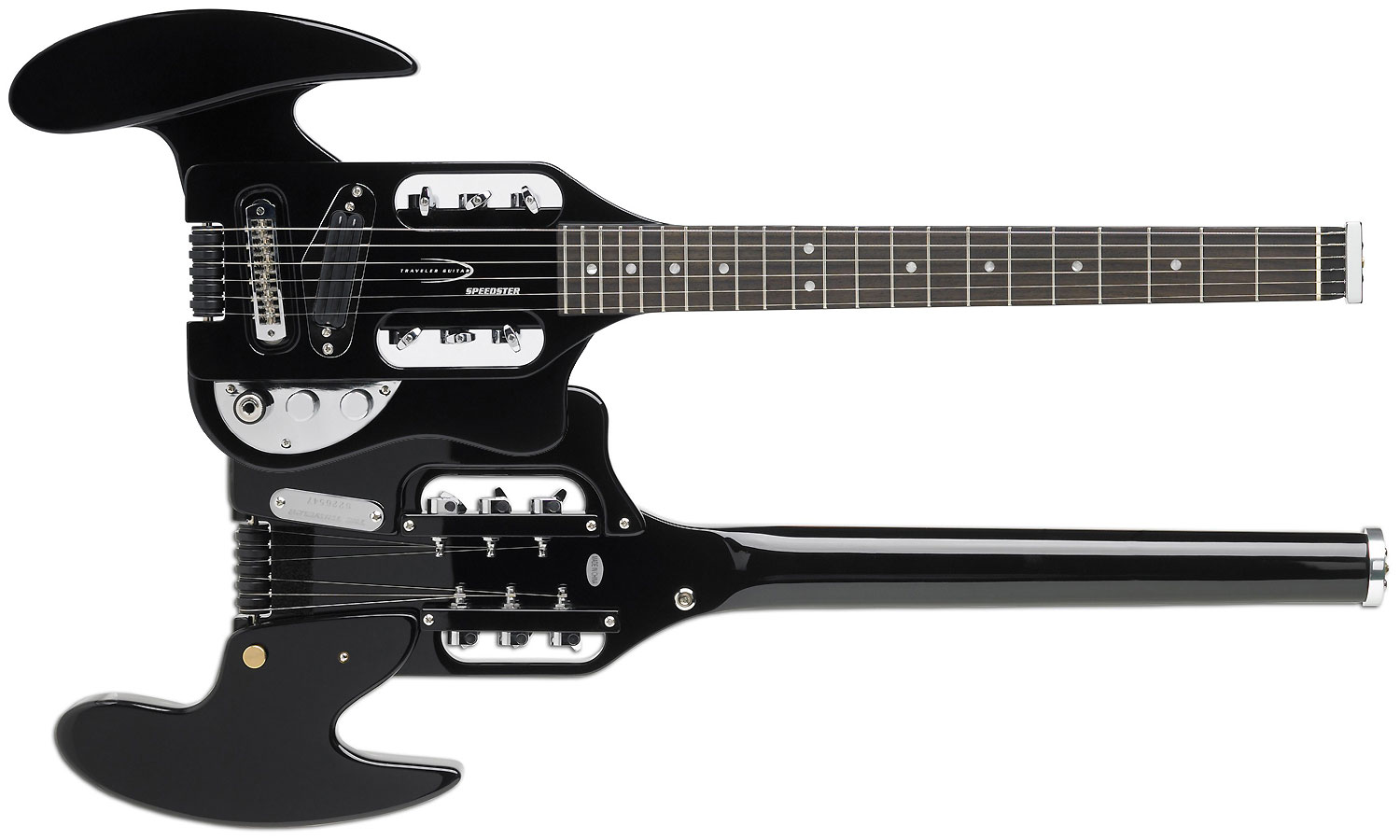 Traveler Guitar Speedster - Black - Elektrische Reisegitarre - Variation 1