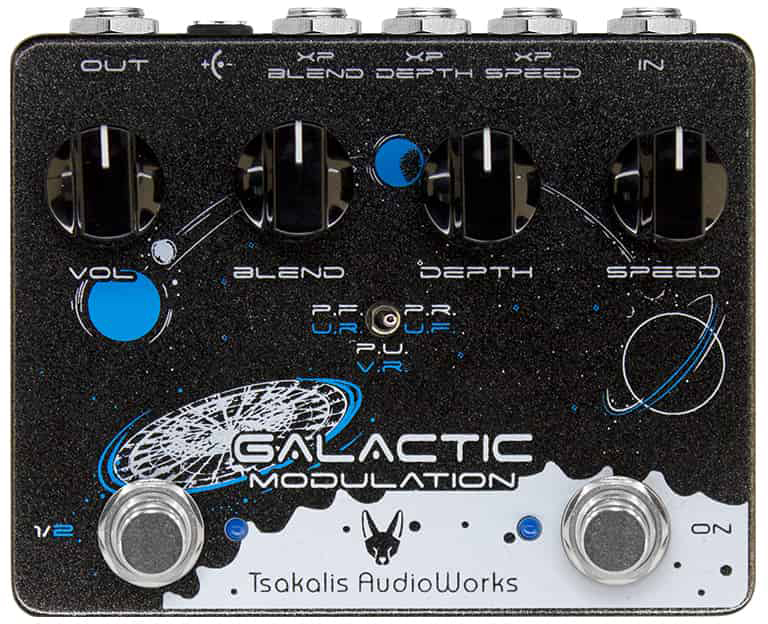 Tsakalis Audioworks Galactic Modulation - Modulation/Chorus/Flanger/Phaser & Tremolo Effektpedal - Main picture