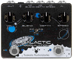 Modulation/chorus/flanger/phaser & tremolo effektpedal Tsakalis audioworks Galactic Modulation