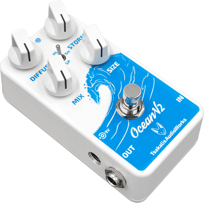 Tsakalis Audioworks Ocean V2 Reverb - Reverb/Delay/Echo Effektpedal - Variation 1