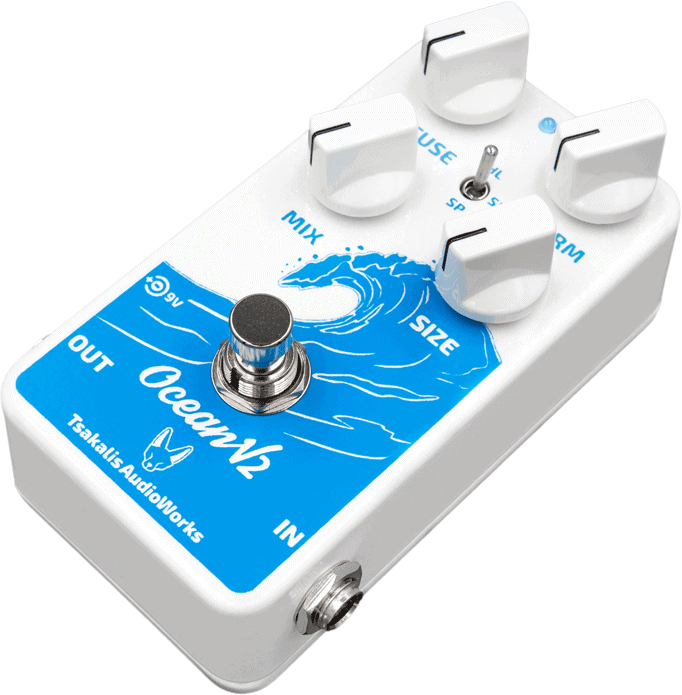 Tsakalis Audioworks Ocean V2 Reverb - Reverb/Delay/Echo Effektpedal - Variation 2