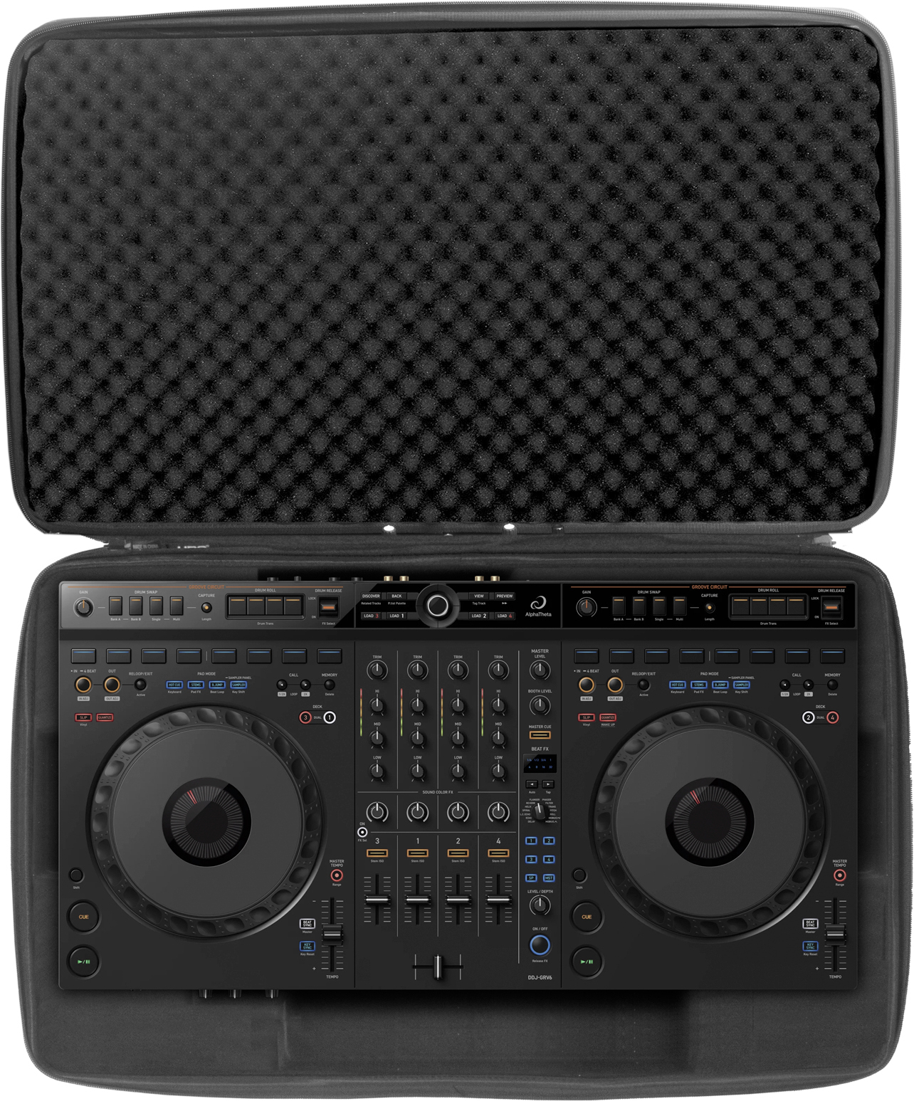 Udg Housse Noire Pour Alphatheta Ddj-grv6 - DJ-Tasche - Main picture