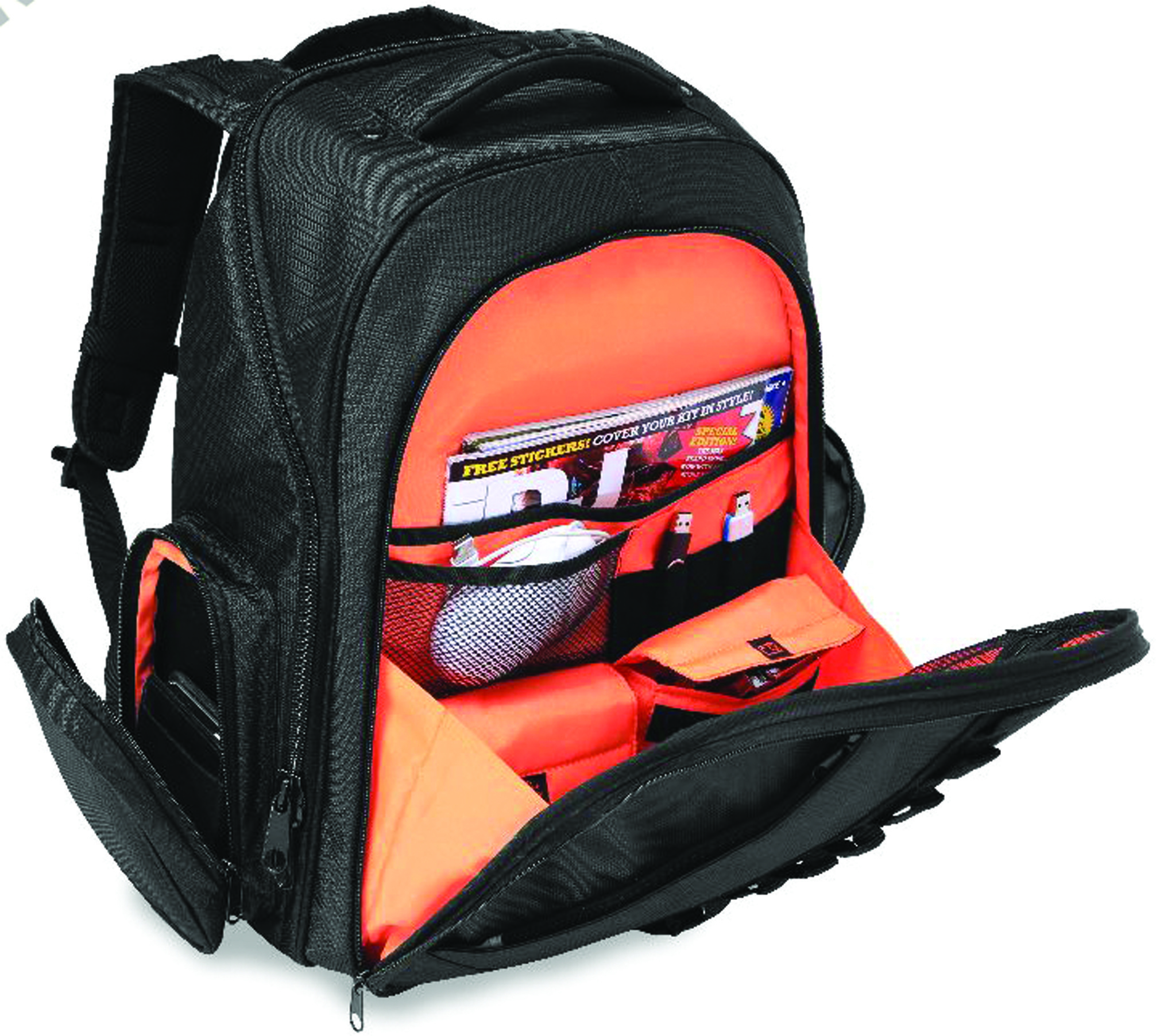 Udg Ultimate Backpack Black/orange - DJ-Trolleytasche - Main picture