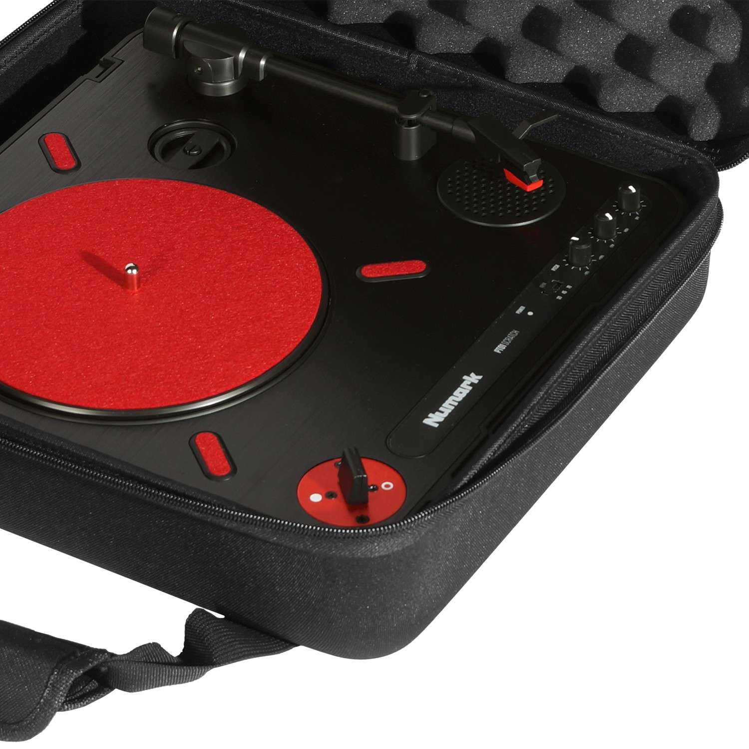 Udg Creator Pioneer Xdj-700 / Numark Pt01 Scratch Turntable Usb Hardcase Black - DJ-Tasche - Variation 10