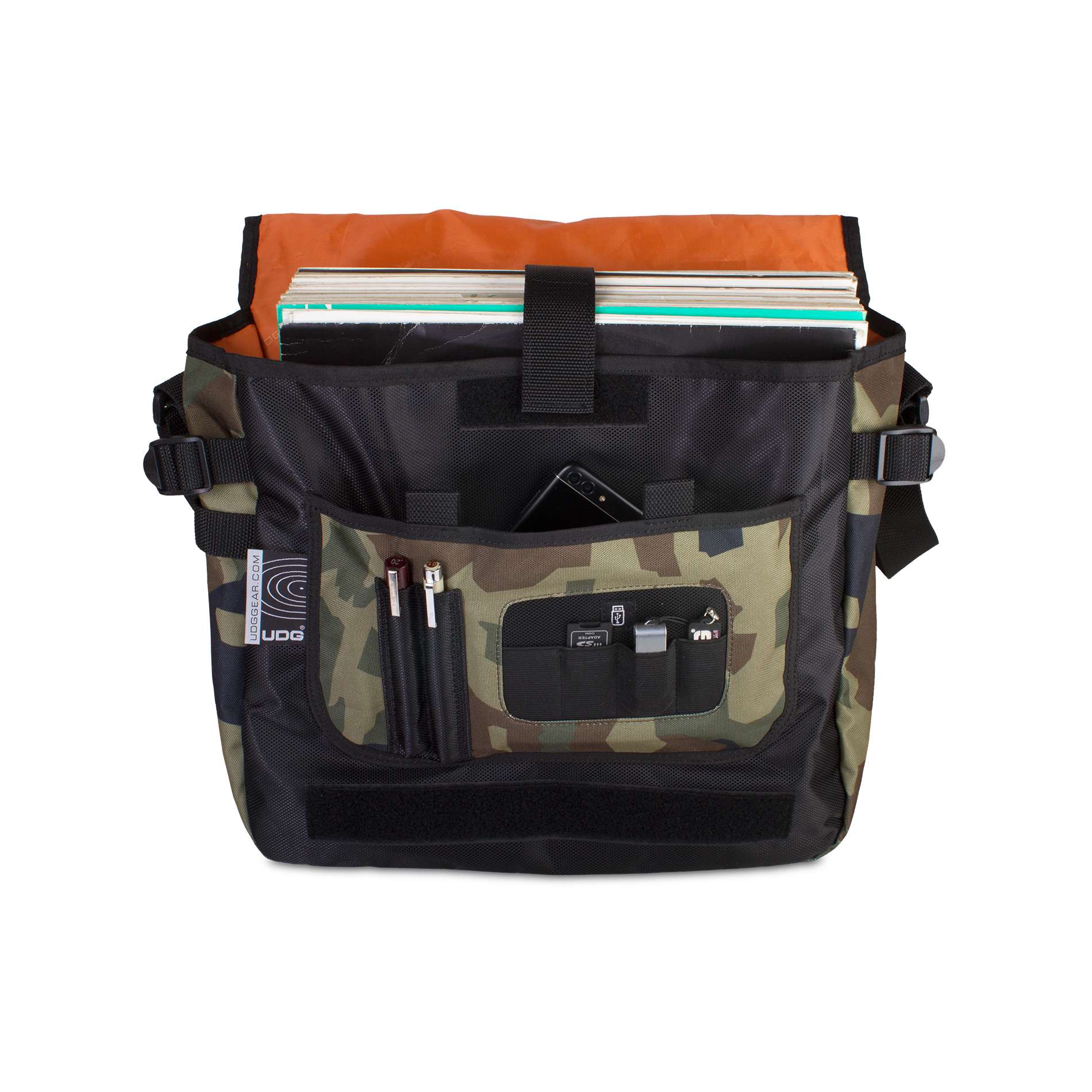 Udg U 9450 Bc-or(courierbag Black Camo Orange) - DJ-Tasche - Variation 2