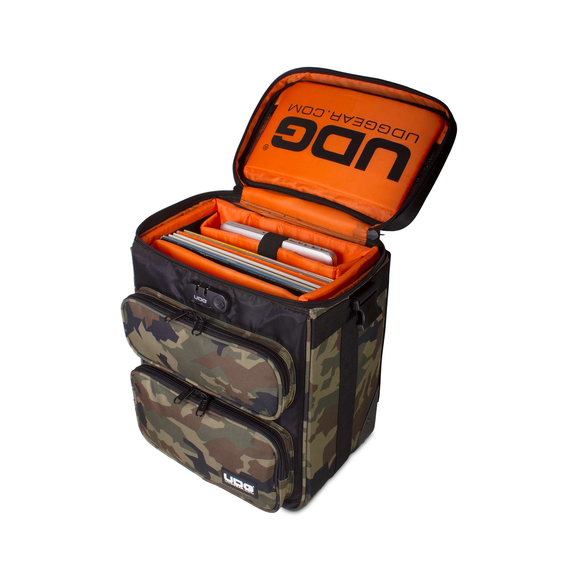 Udg U 9880 Bc-or(digi Trolley To Go Black Camo Orange) - DJ-Trolleytasche - Variation 2