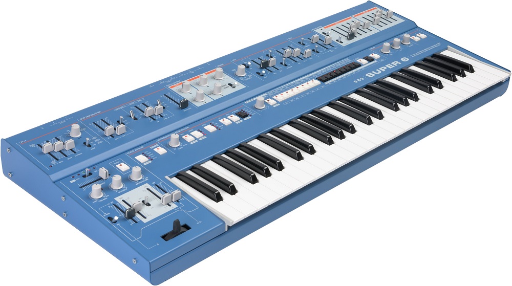 Udo Audio Super 6 Keyboard Blue - Synthesizer - Variation 1