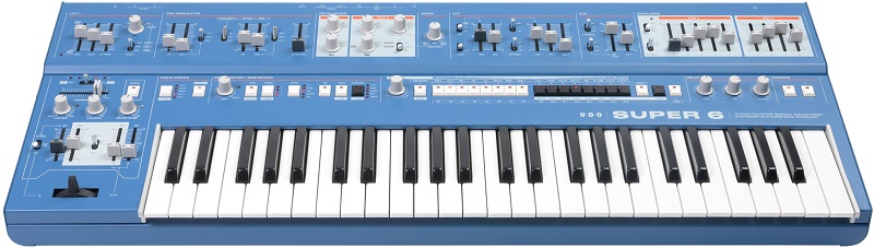 Udo Audio Super 6 Keyboard Blue - Synthesizer - Variation 3