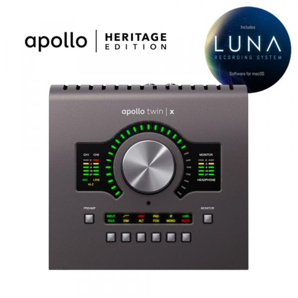 Thunderbolt audio interface Universal audio Apollo Twin X Duo Heritage Edition