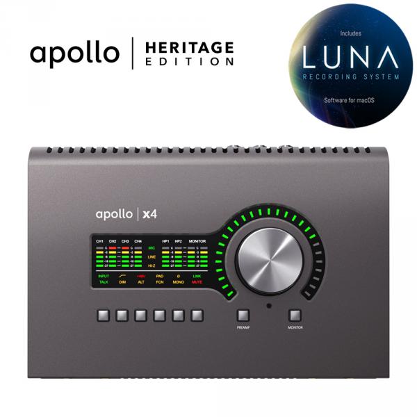 Thunderbolt audio interface Universal audio Apollo X4 Heritage Edition