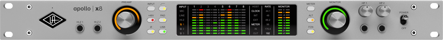 Universal Audio Apollo X8 Gen 2 Essentials+ - Thunderbolt audio interface - Main picture