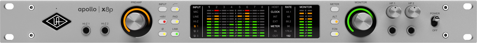 Universal Audio Apollo X8p Studio+ - Thunderbolt audio interface - Main picture