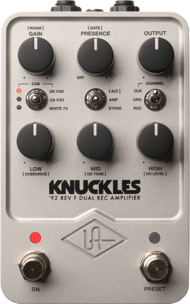 Universal Audio Uafx Knuckles '92 Rev F Dual Rec Amplifier - Volume/Booster/Expression Effektpedal - Main picture