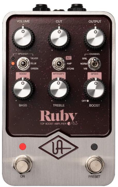 Cabinet simulator Universal audio Ruby '63 Top Boost Amplifier