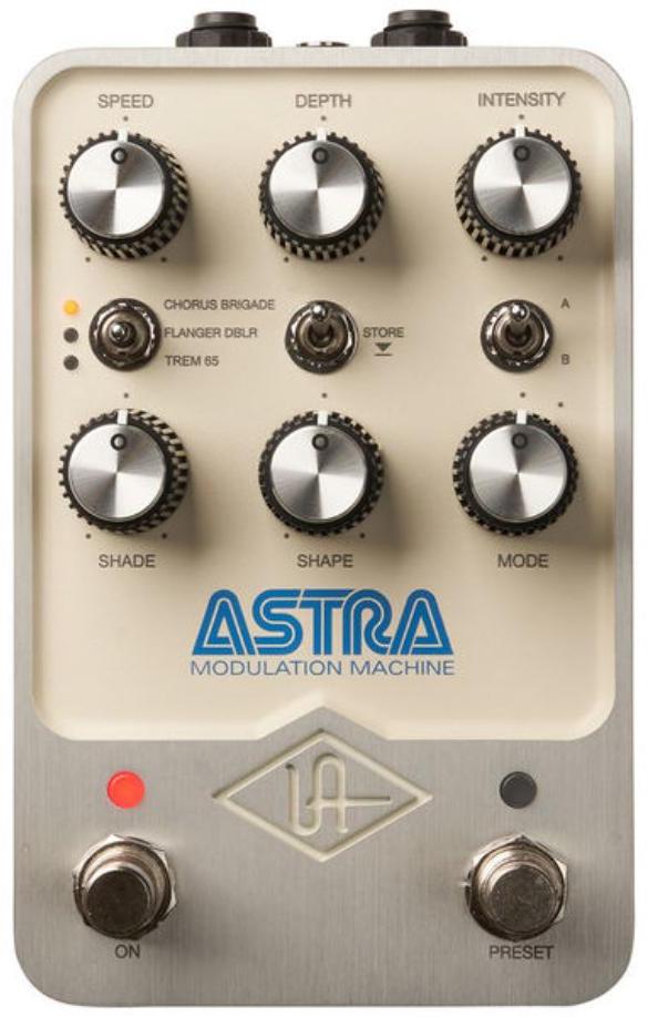 Modulation/chorus/flanger/phaser & tremolo effektpedal Universal audio UAFX Astra Modulation Machine