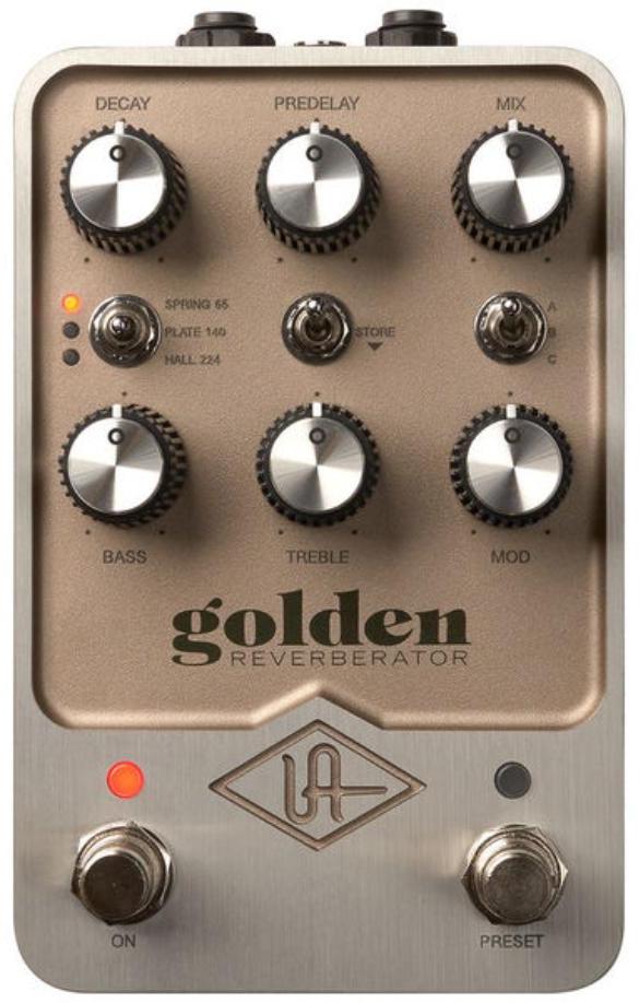Reverb/delay/echo effektpedal Universal audio UAFX Golden Reverberator