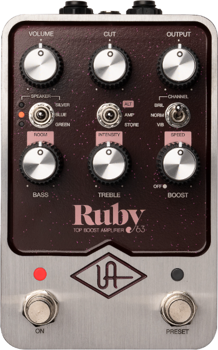 Universal Audio Uafx Ruby '63 Top Boost Amplifier - Gitarrenverstärker-Modellierungssimulation - Main picture