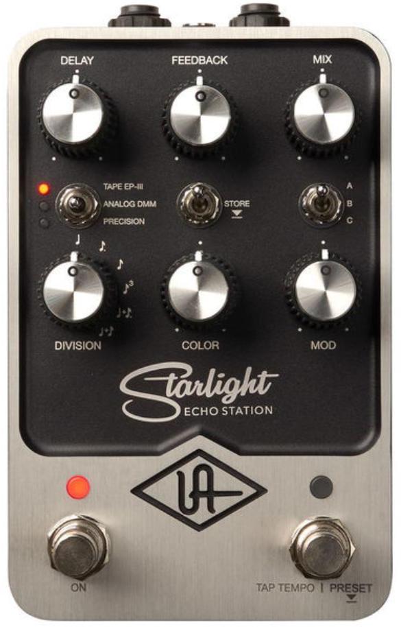 Reverb/delay/echo effektpedal Universal audio UAFX Starlight Echo Station