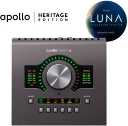 Thunderbolt audio interface Universal audio Apollo Twin X Duo Heritage Edition