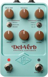 Reverb/delay/echo effektpedal Universal audio UAFX DEL-VERB Ambience Companion