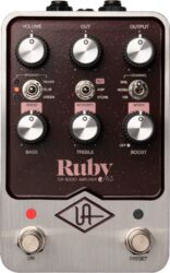 Gitarrenverstärker-modellierungssimulation Universal audio UAFX RUBY '63 TOP BOOST AMPLIFIER