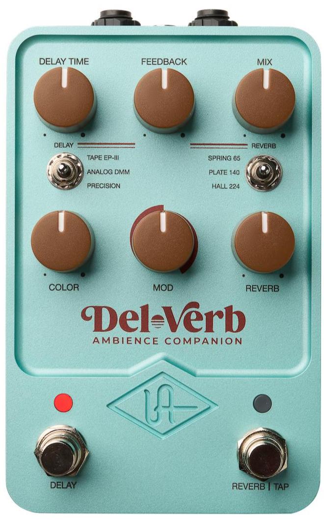 Reverb/delay/echo effektpedal Universal audio UAFX DEL-VERB Ambience Companion