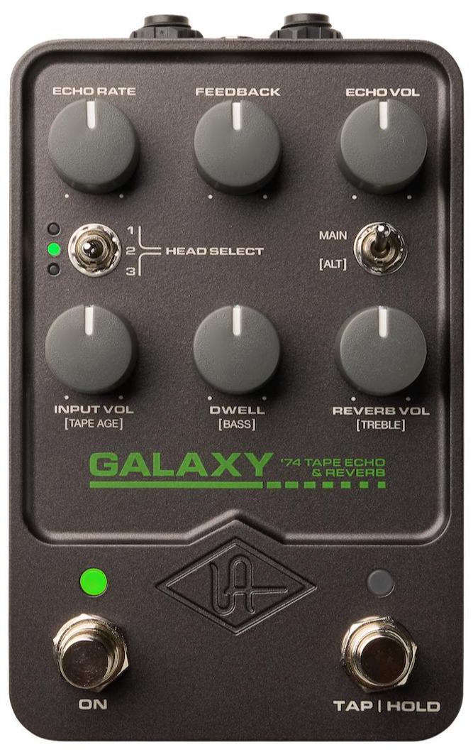 Reverb/delay/echo effektpedal Universal audio UAFX GALAXY '74 Tape Echo & Reverb