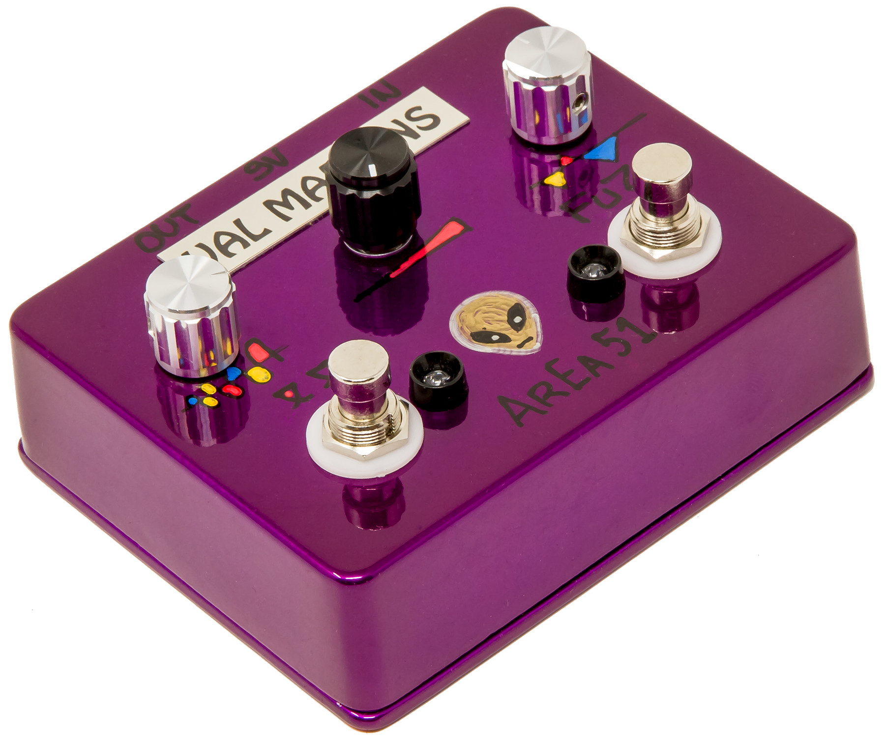 Val Martins Area 51 Octa Fuzz - Overdrive/Distortion/Fuzz Effektpedal - Variation 1