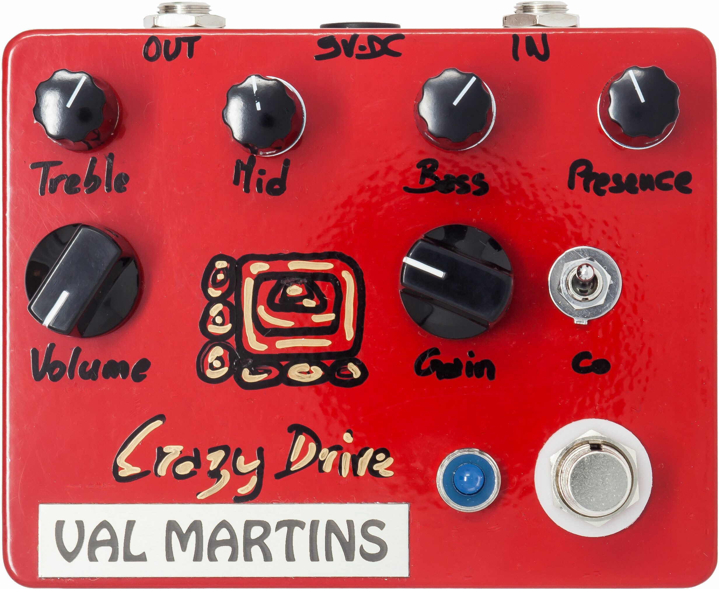 Val Martins Crazy Drive Distorsion - Overdrive/Distortion/Fuzz Effektpedal - Main picture