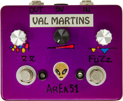 Overdrive/distortion/fuzz effektpedal Val martins Aera 51 Octafuzz