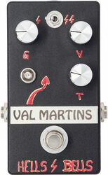 Overdrive/distortion/fuzz effektpedal Val martins Hells Bells Distorsion