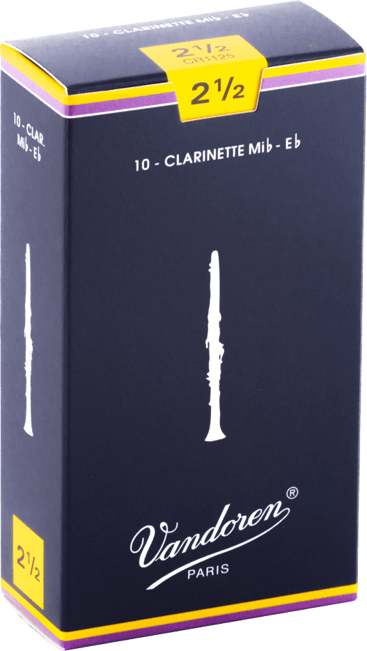 Vandoren Cr1125 Clarinette Mib Force 2,5 / Boite De 10 - Klarinettenblatt - Main picture